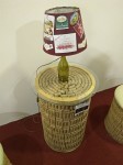Château Kefraya - a small table made from wine corks.