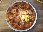 Hungarian style pizza - Debrecen.
