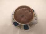 Traditional frothy, Turkish coffee, Istanbul