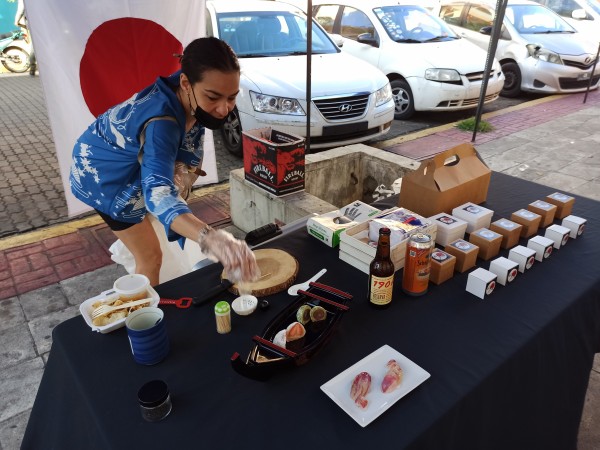 Sunday Asian Street food market in Santo Domingo