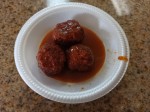 Meat balls for La Bandera - plato del día, La Vega, Dominican Republic