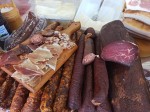 Home-made organic products in Montenegro - sausages