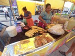 Guatemala Semana Santa - Ciudad de Guatemala - street food stall with local specialities