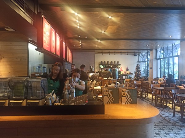 Visit Starbucks in the heart of the historic center of Manila, Intramuros in the Philippines