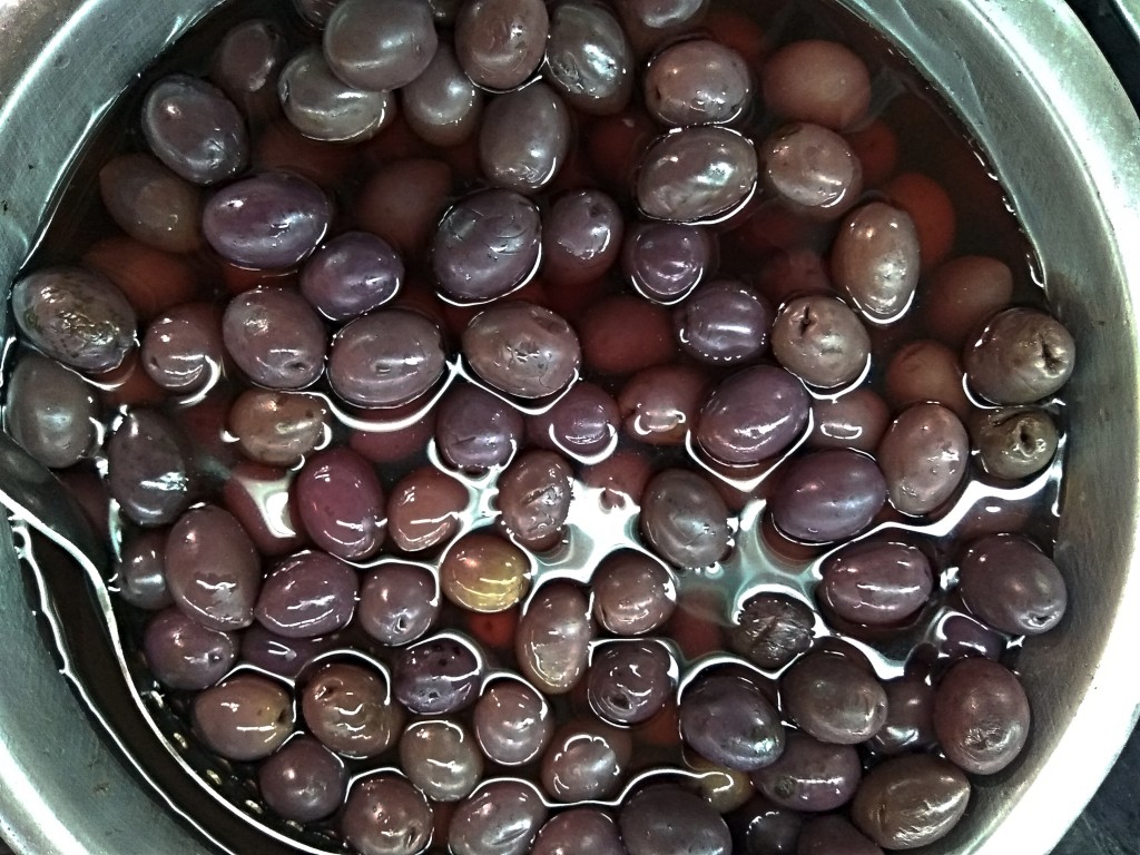 Kalamata olives.