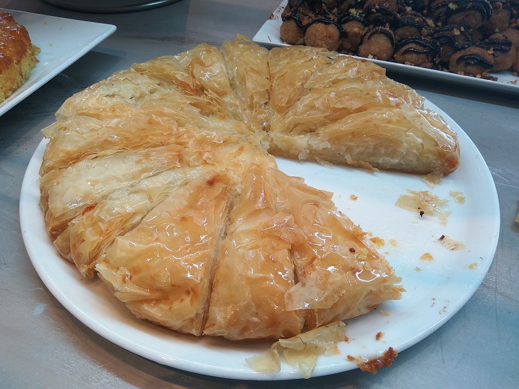 An Egyptian phyllo pastry.