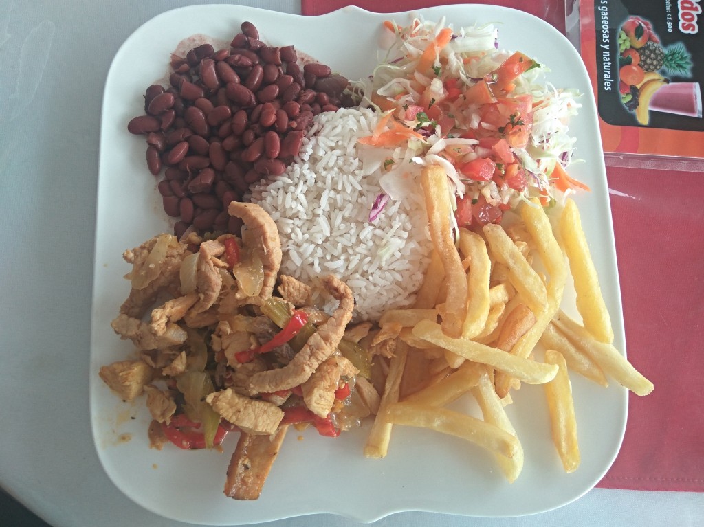 Casado with french fries - Costa Rica Casado with french fries - Costa Rica