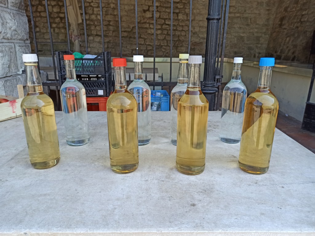 Home-made Montenegrin brandy – rakija
