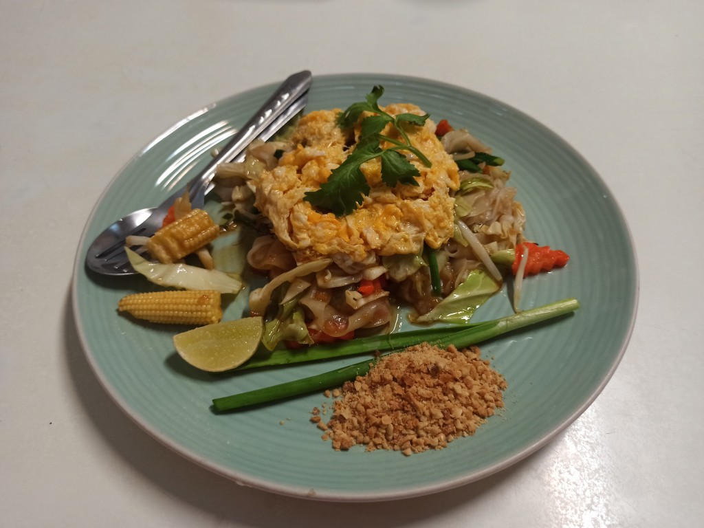 The most important ingredients in Pad-Thai - vegetables