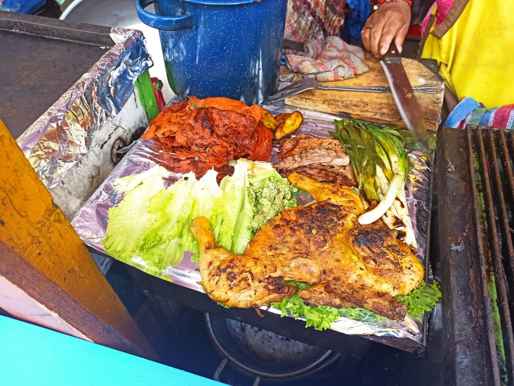 Easter in guatemala - Panajachel - Semana santa celebrations - grilled meat