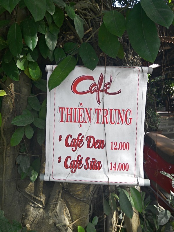 Vietnamese coffee with sugar or plain.