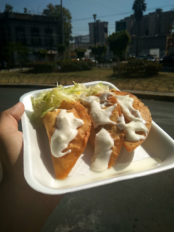 Traditional Mexican dumplings - empanadas.