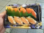 A set of nigiri. A set of nigiri.