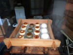 Sweet or savory mochi.