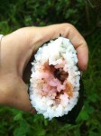 Onigiri with umeboshi.