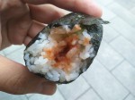 Onigiri with cod roe.