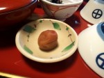 A traditional Buddhist breakfast in a 1000 year-old Buddhist temple, Shukubo Koya-san Eko-in monastery.