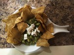 Mexico City - guacamole served with nachos and local, fresh cheese.