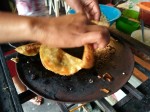 Mexican empanadas con queso - Mexican fried dumplings with fresh cheese.