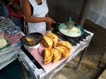 Mexican empanadas con queso - Mexican fried dumplings with fresh cheese.