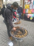 Grilled chestnuts, Izmir