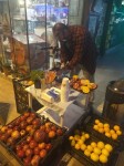 Antalya, freshly squeezed orange and pomegranate juice