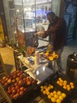 Antalya, freshly squeezed orange and pomegranate juice