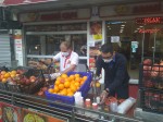 Istanbul, freshly squeezed fruit juices