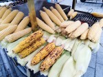 Grilled corn from the cob