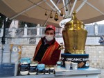 Traditional Turkish Salep street seller, Istanbul 