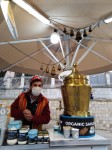 Traditional Turkish Salep street seller, Istanbul 