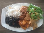 Casado with black beans - Costa Rica