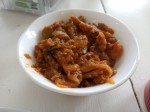 Eggplant salad or stew