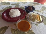 Stewed beef - La Bandera - plato del día, Las Terrenas, Dominican Republic