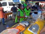 Jiaozi pork dumplings - Chinese food - Sunday Asian Street food market in Santo Domingo