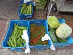 Fresh vegetables - Sunday Asian Street food market in Santo Domingo