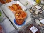 Korean chicken Bao Buns & Kimchi salad - Korean food - Sunday Asian Street food market in Santo Domingo