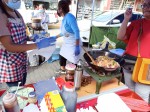 Yakisoba noodles - Japanese food - Sunday Asian Street food market in Santo Domingo