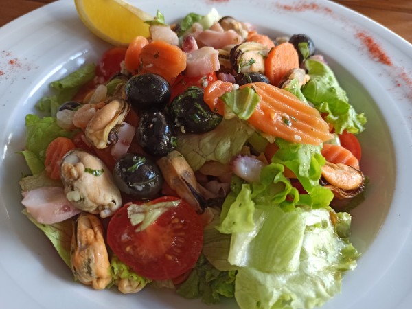Rich in proteins Montenegrin seafood salad