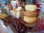 Organic Montenegrin cheese and sausages