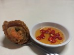 Stir fried preserved egg in Kai Yiew Ma Kra Prao Krob