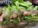 Fresh tuna spring rolls with a lovely sweet and spicy sauce