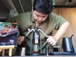 Thai iced coffee brewed in an alternative method, in a Slow bar in Bangkok, Thailand