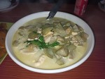 Green chicken curry