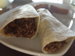 The best burrito in Flores, Guatemala