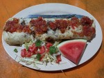 The best burrito in Flores, Guatemala