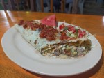 The best burrito in Flores, Guatemala