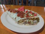 The best burrito in Flores, Guatemala