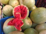 TOP 10 Guatemalan fruits for visiting Tikal and Uaxactun Mayan ruins - Watermelons