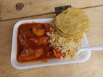 2 Days & 1 Night Acatenango and Fuego Volcano trekking menu in Guatemala - Guatemalan meat lunch box